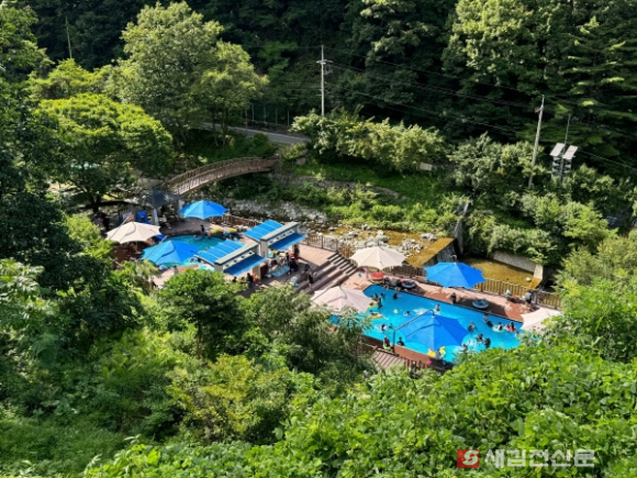 수도산 자연휴양림 물놀이장